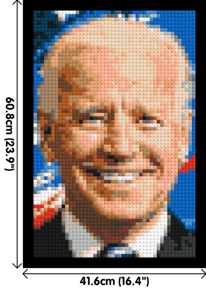 Joe Biden - Brick Art Mosaic Kit 2x3 large