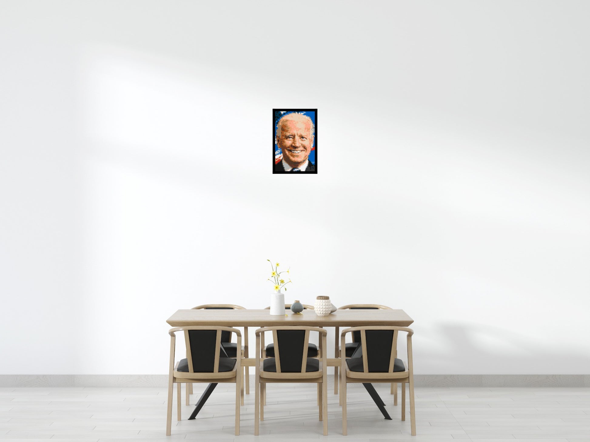 Joe Biden - Brick Art Mosaic Kit 2x3 scene with frame