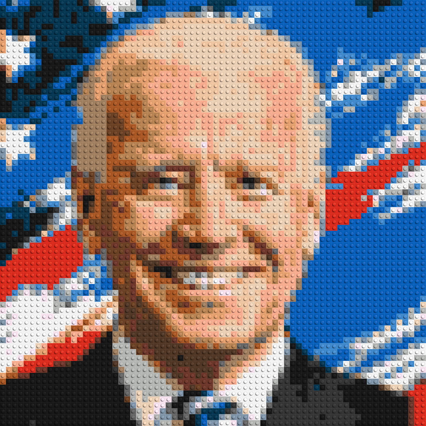 Joe Biden - Brick Art Mosaic Kit 3x3 large