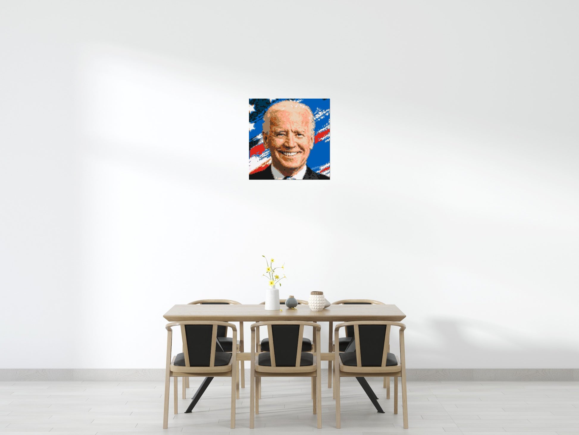 Joe Biden - Brick Art Mosaic Kit 4x4 scene