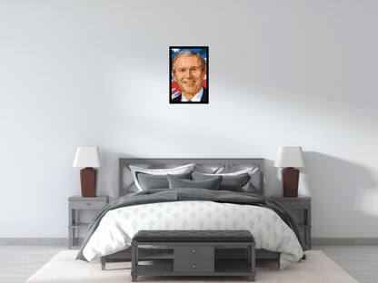 George W. Bush - Brick Art Mosaic Kit 2x3 large