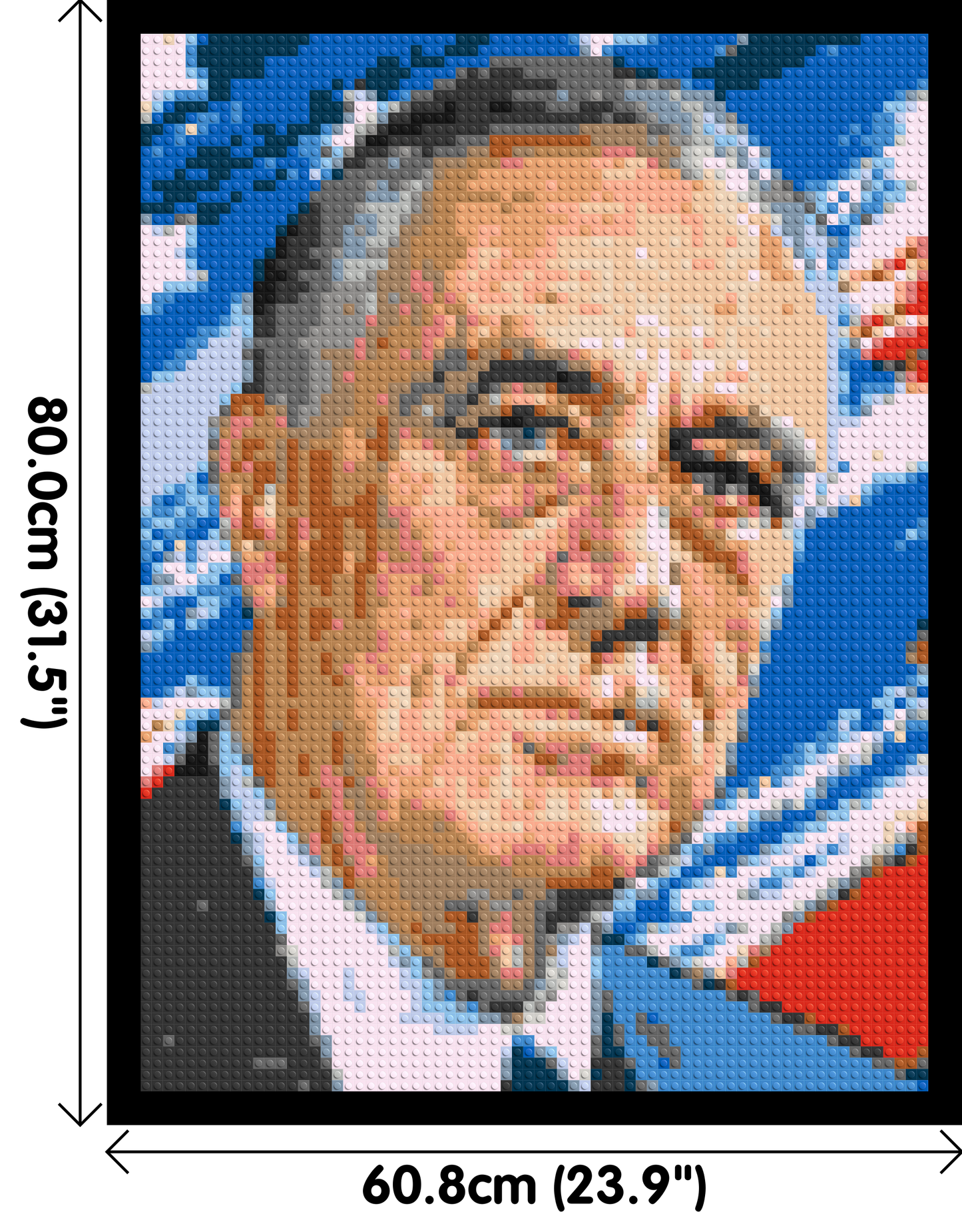 Franklin D. Roosevelt - Brick Art Mosaic Kit  3x4 large