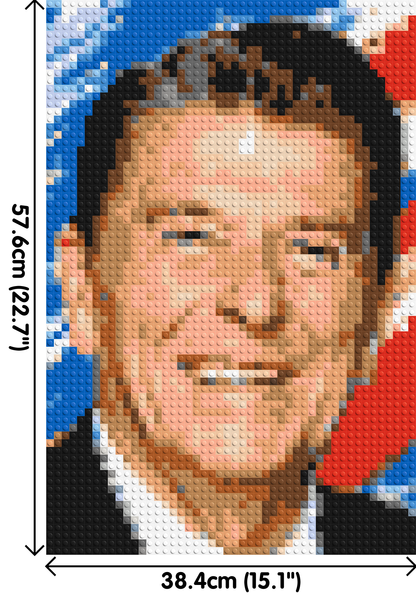 Ronald Reagan - Brick Art Mosaic Kit 2x3 large