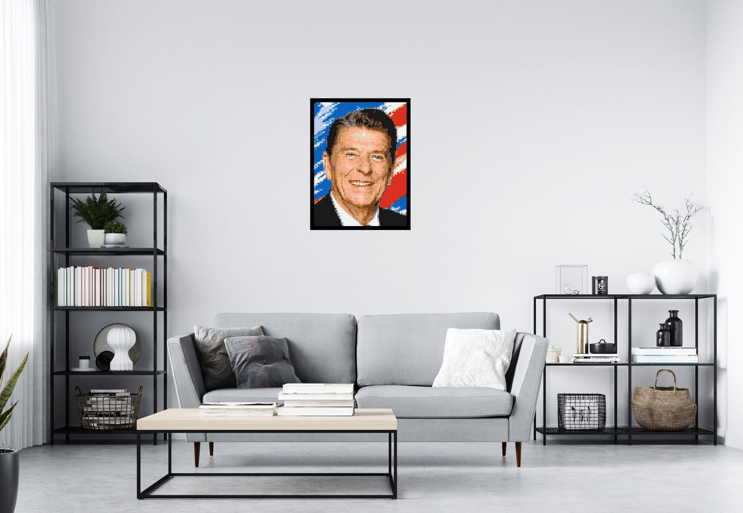 Ronald Reagan - Brick Art Mosaic Kit 3x4 large