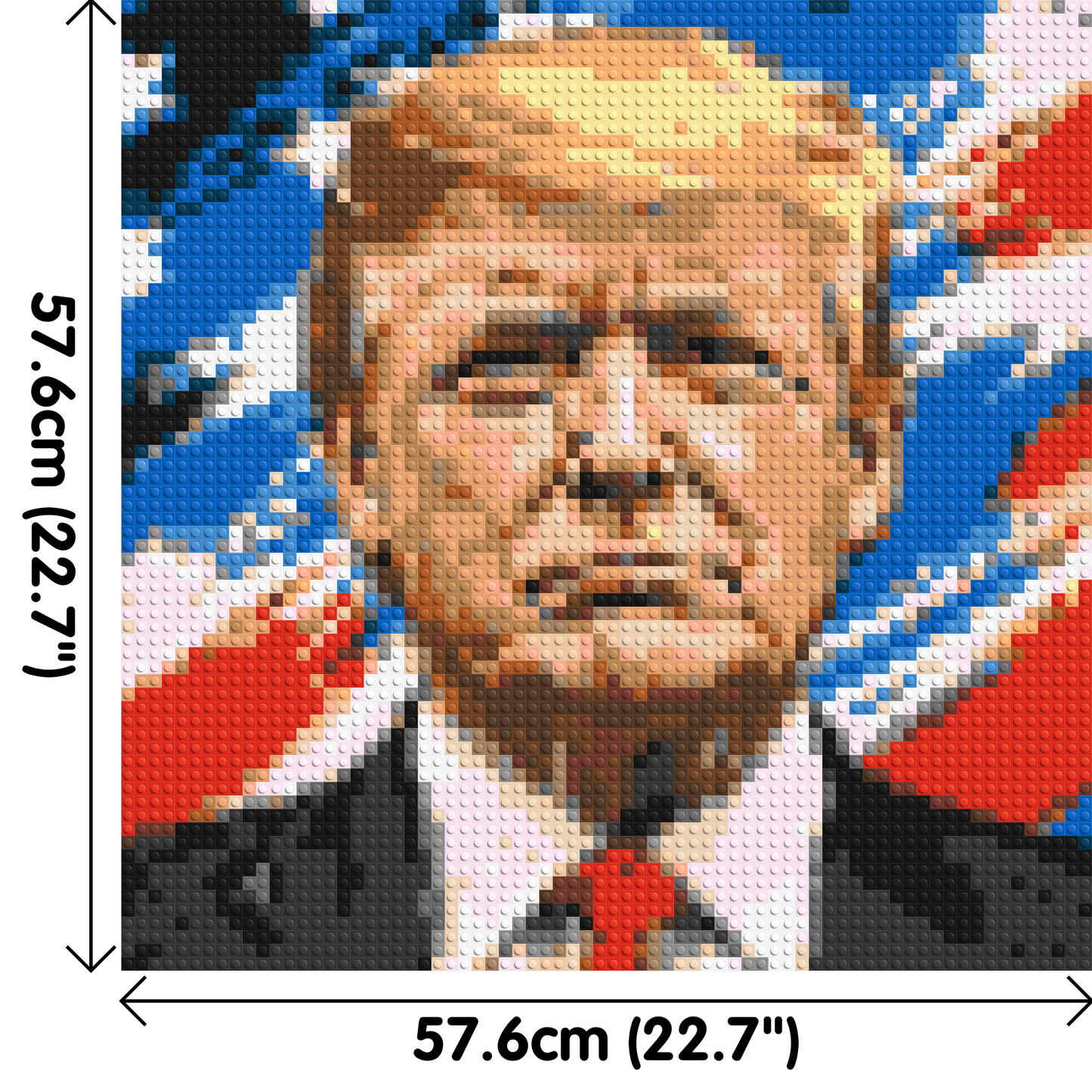 Donald Trump - Brick Art Mosaic Kit 3x3 large
