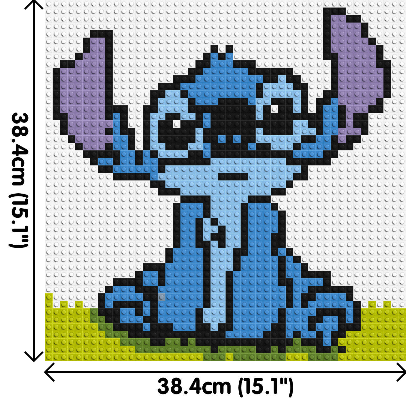 Stitch - Brick Art Mosaic Kit 2x2 large