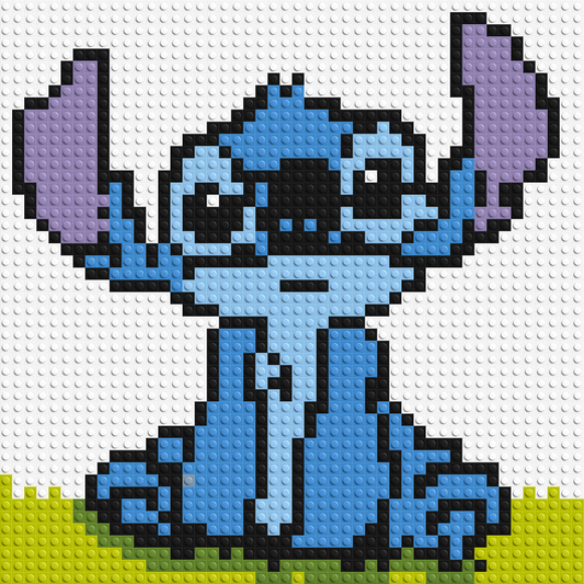 Stitch - Brick Art Mosaic Kit 2x2 large