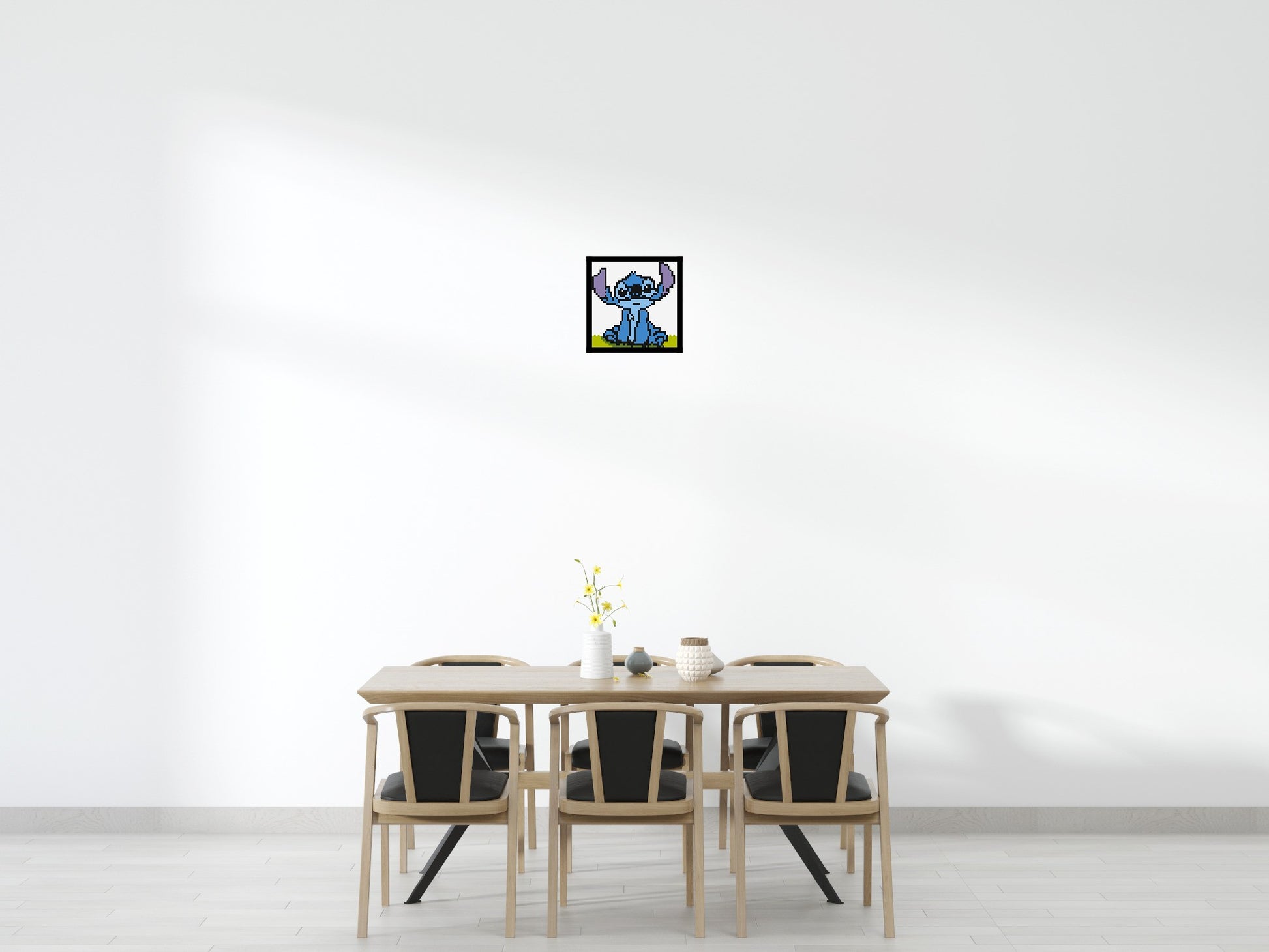 Stitch - Brick Art Mosaic Kit 2x2 scene with frame