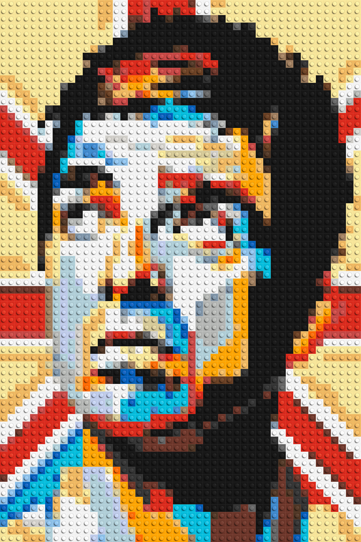 Noel Gallagher (Oasis) - Brick Art Mosaic Kit 2x3 large