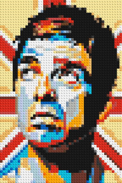 Noel Gallagher (Oasis) - Brick Art Mosaic Kit 2x3 large