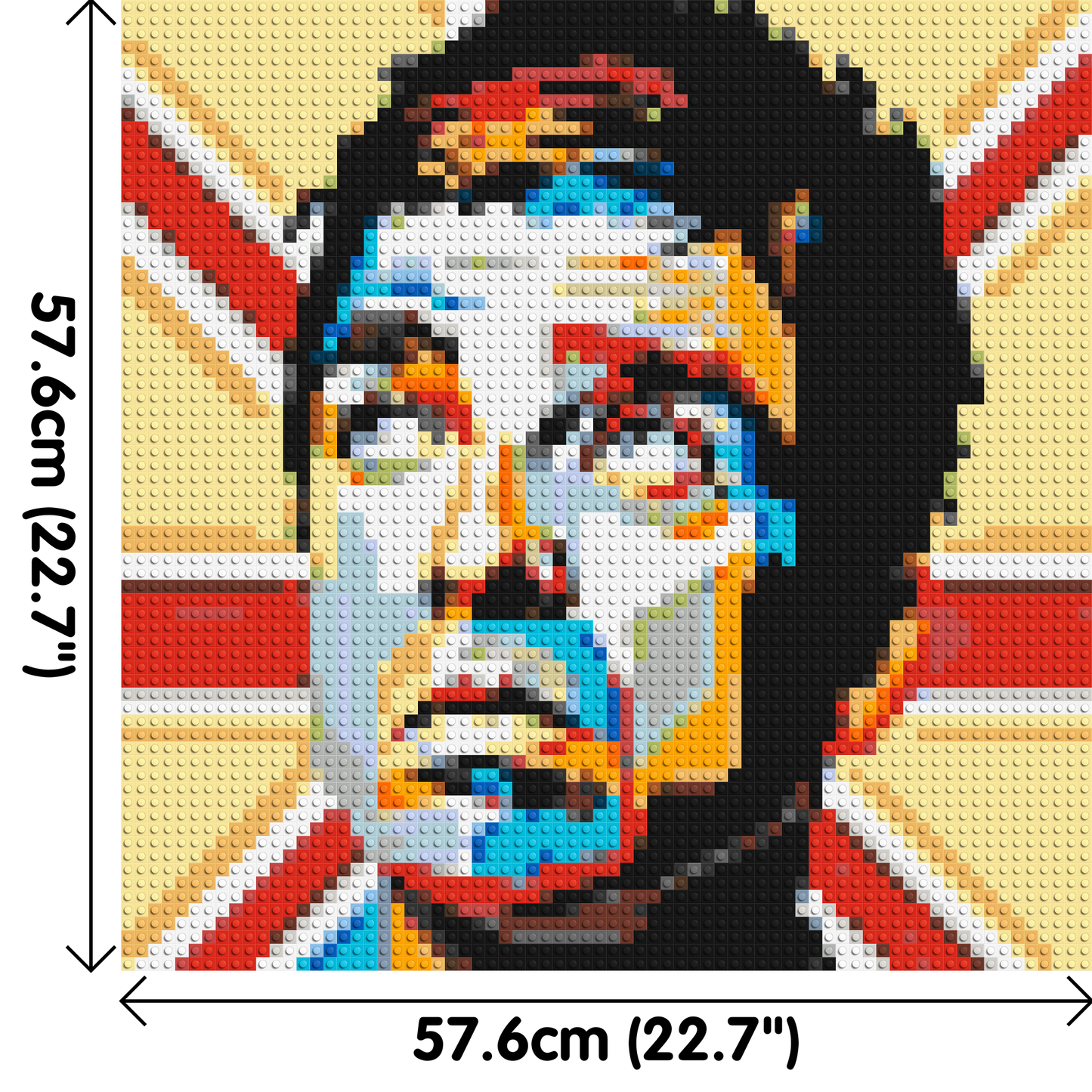 Noel Gallagher (Oasis) - Brick Art Mosaic Kit 3x3 large
