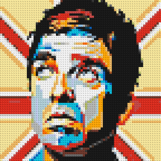 Noel Gallagher (Oasis) - Brick Art Mosaic Kit 3x3 large