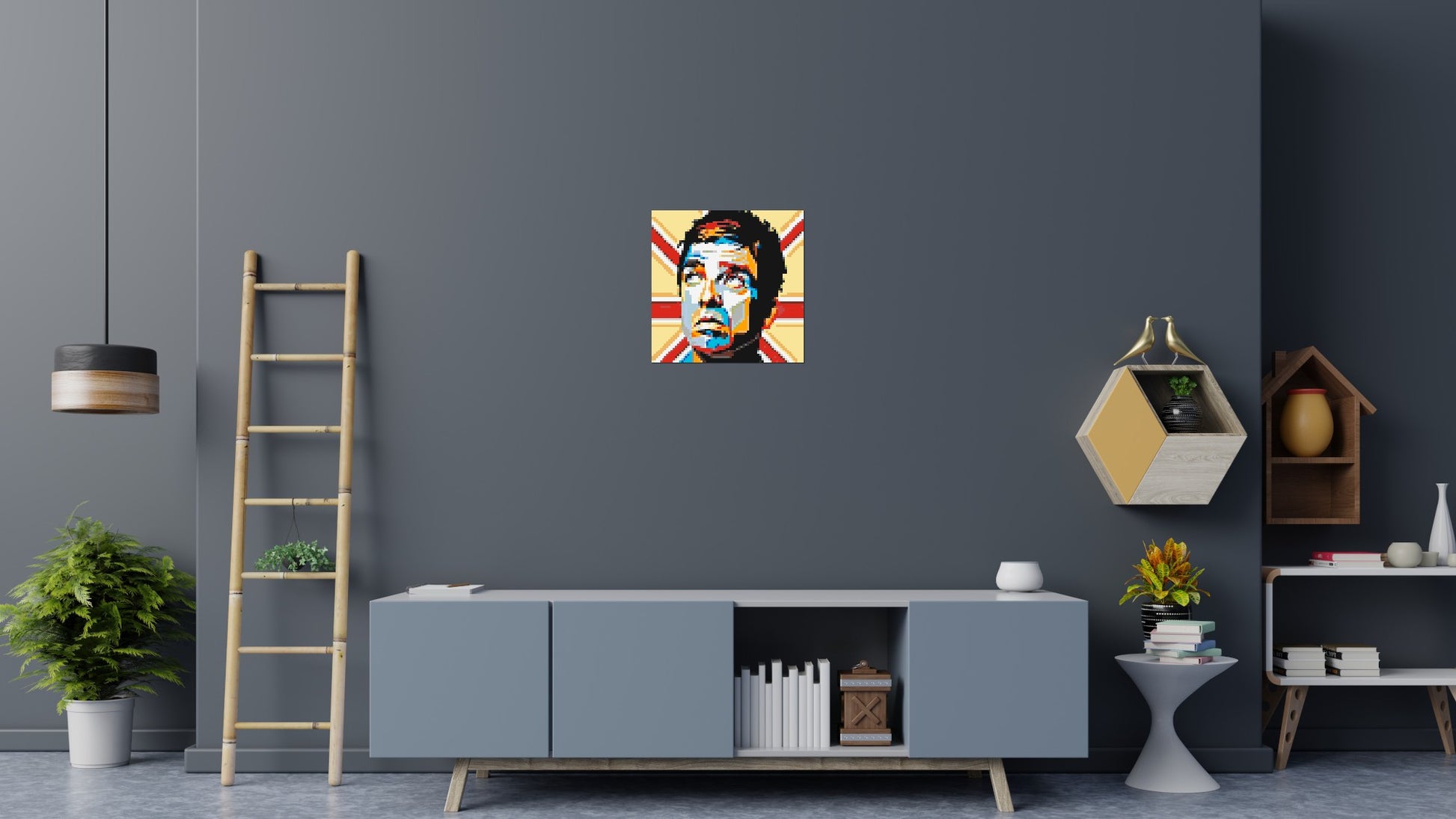 Noel Gallagher (Oasis) - Brick Art Mosaic Kit 3x3 scene