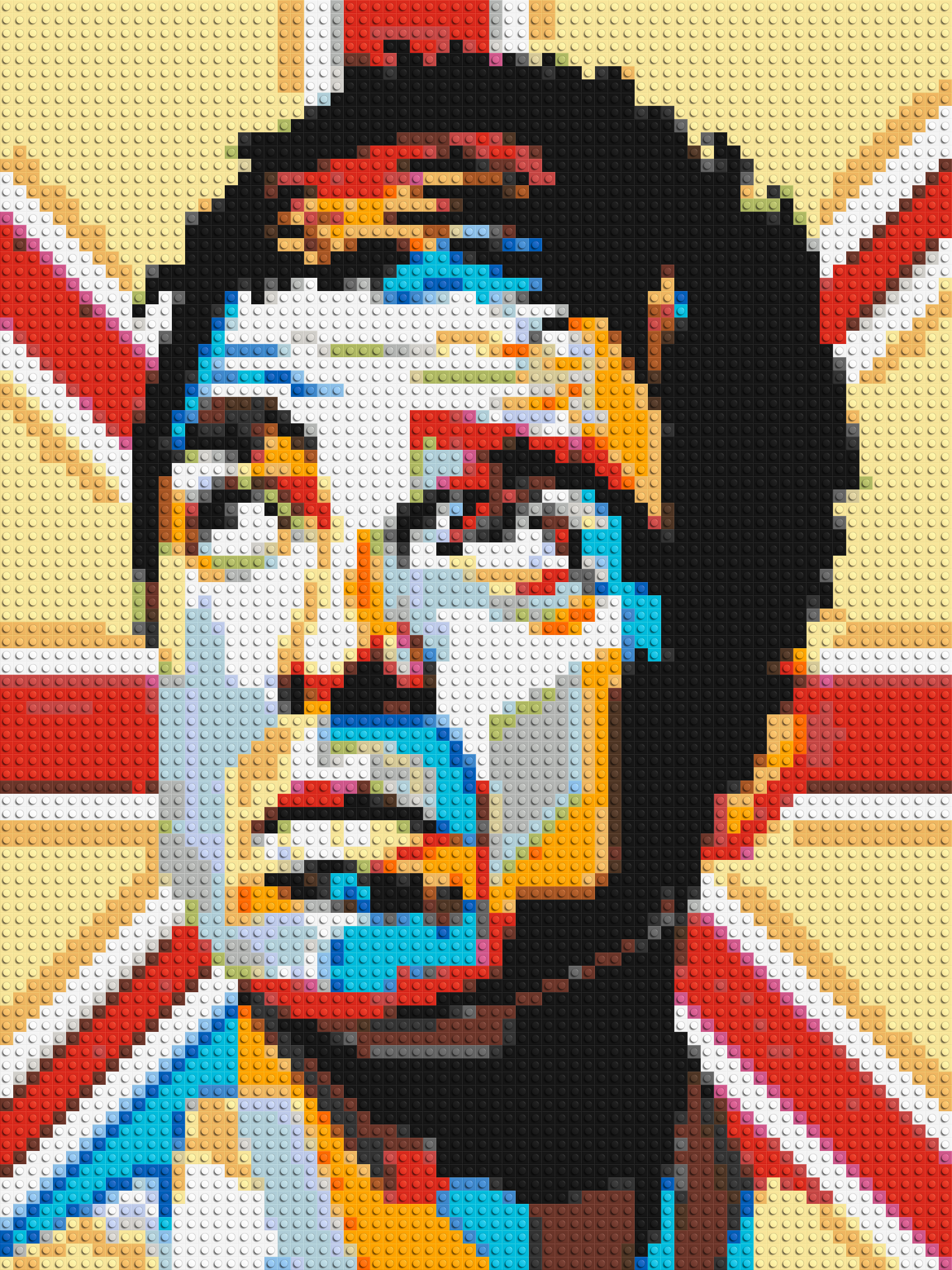 Noel Gallagher (Oasis) - Brick Art Mosaic Kit 3x4 large