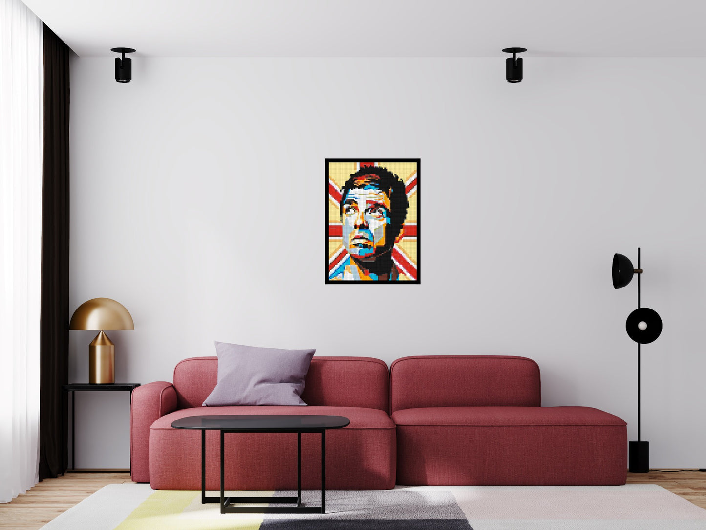 Noel Gallagher (Oasis) - Brick Art Mosaic Kit 3x4 large