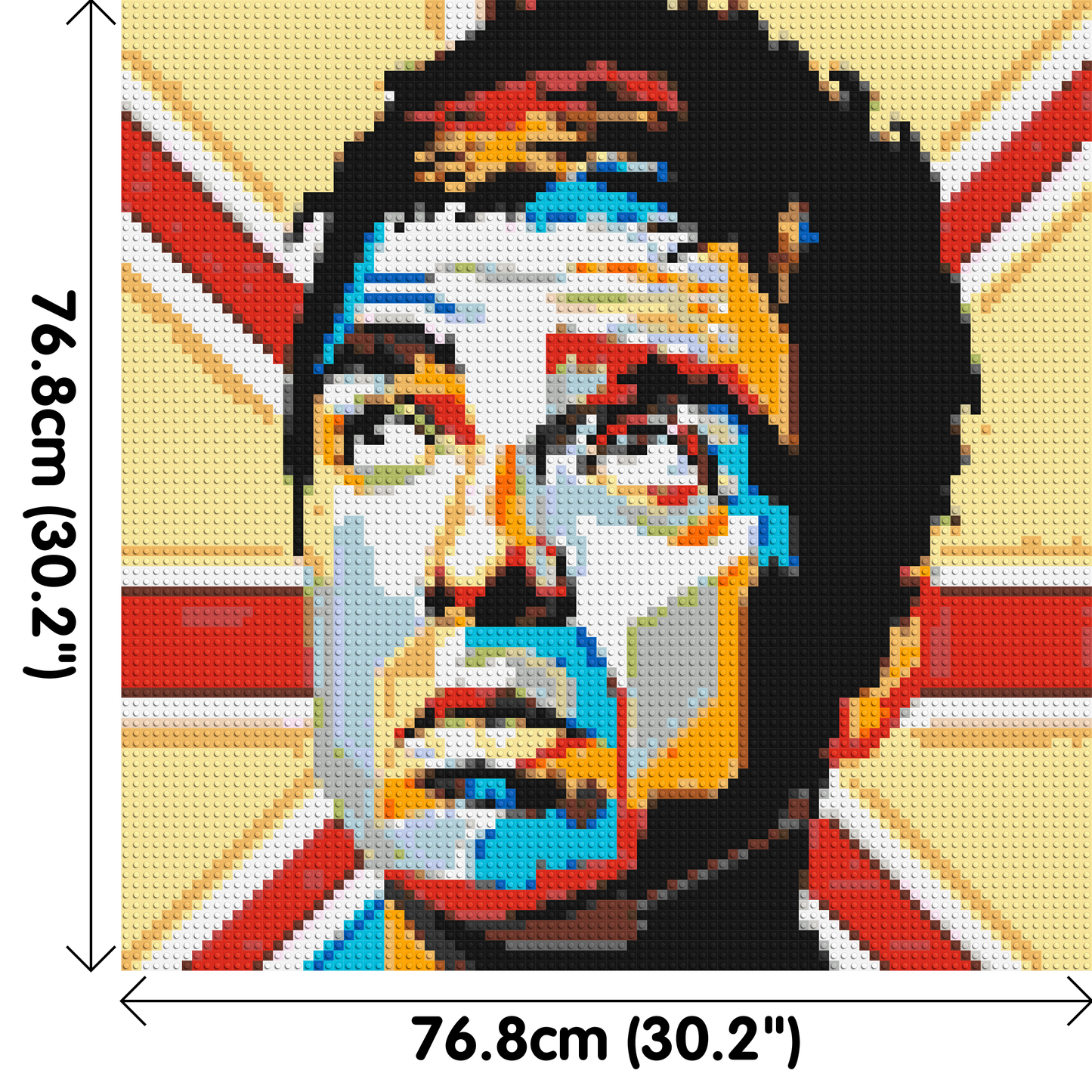 Noel Gallagher (Oasis) - Brick Art Mosaic Kit 4x4 large