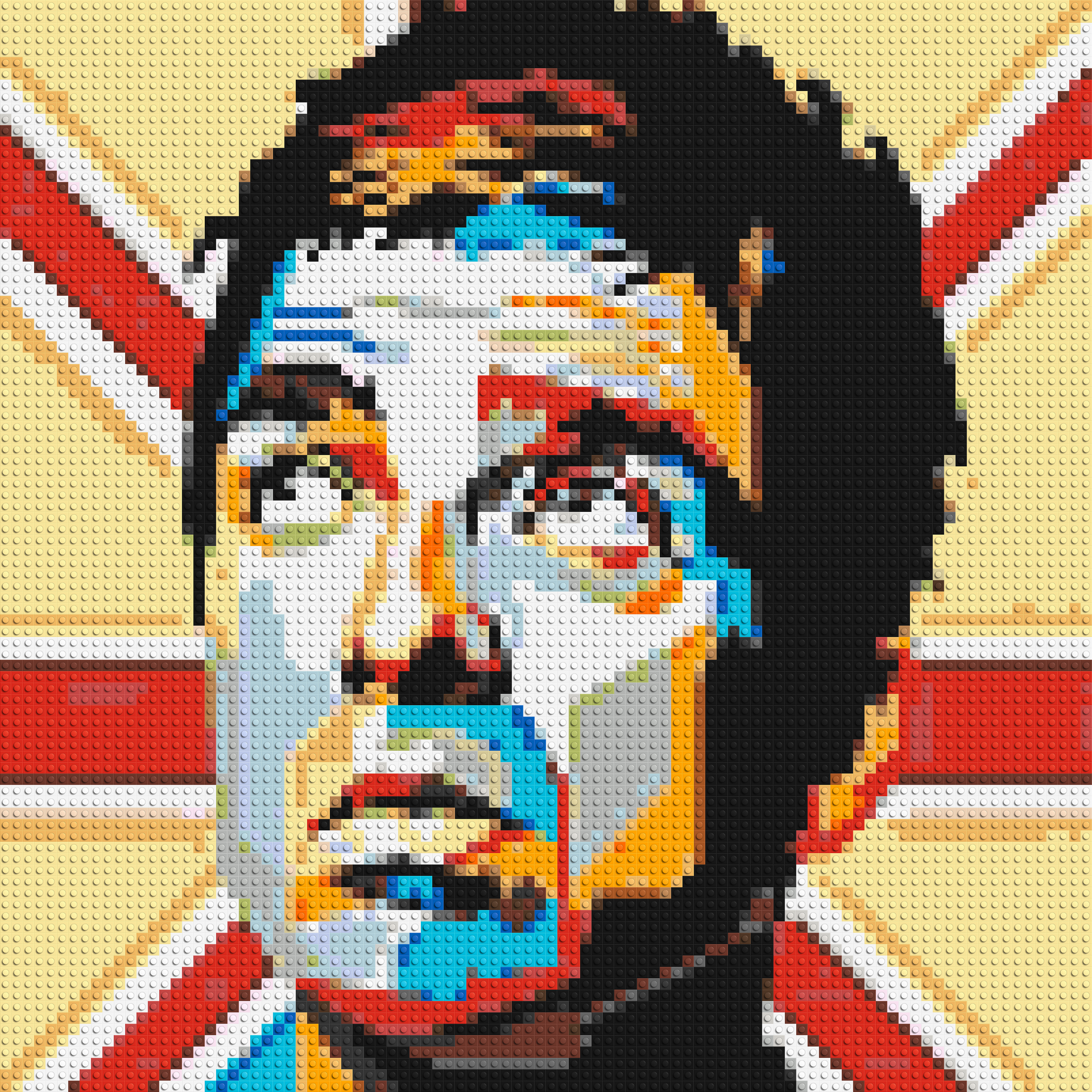 Noel Gallagher (Oasis) - Brick Art Mosaic Kit 4x4 large