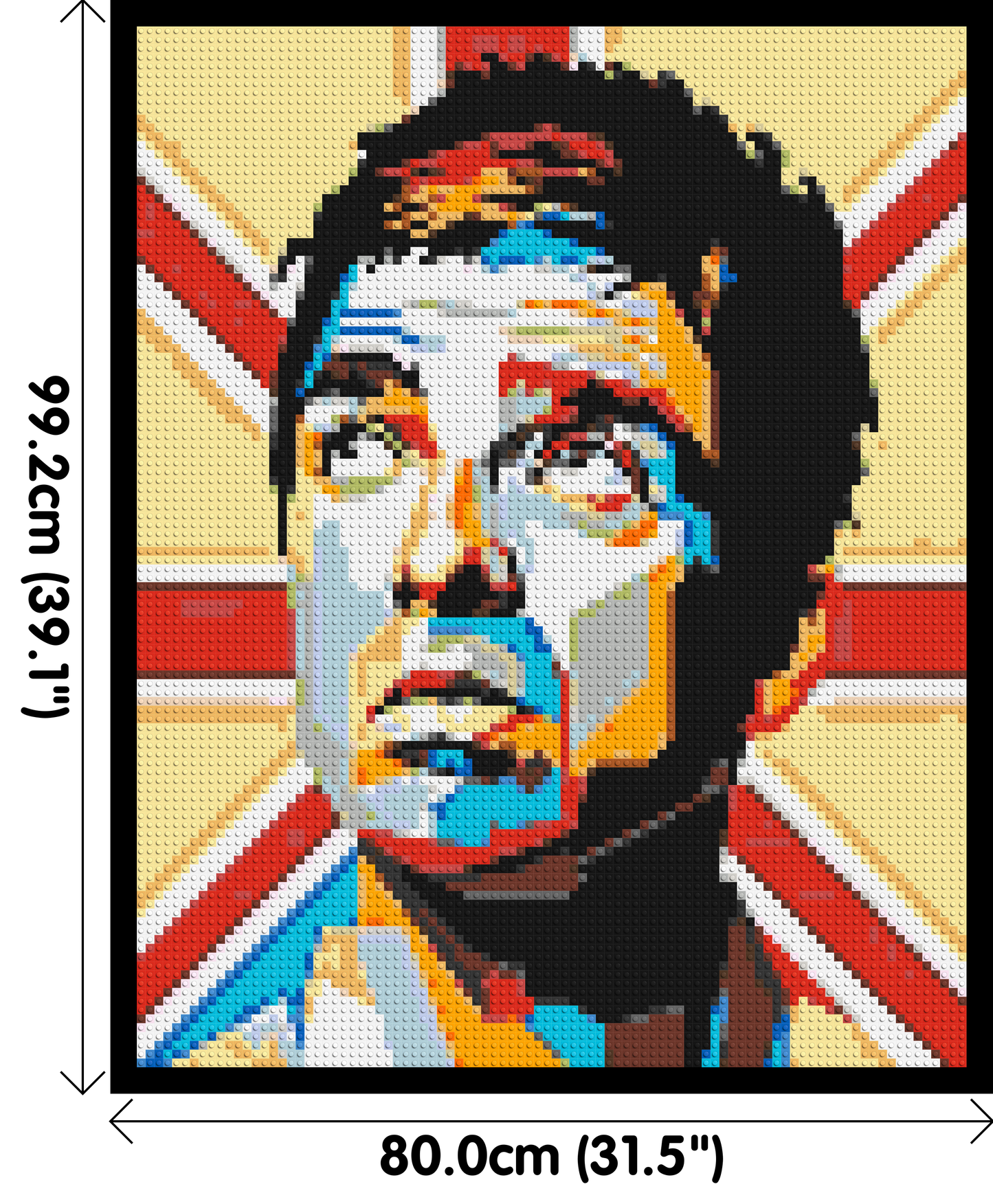 Noel Gallagher (Oasis) - Brick Art Mosaic Kit 4x5 large