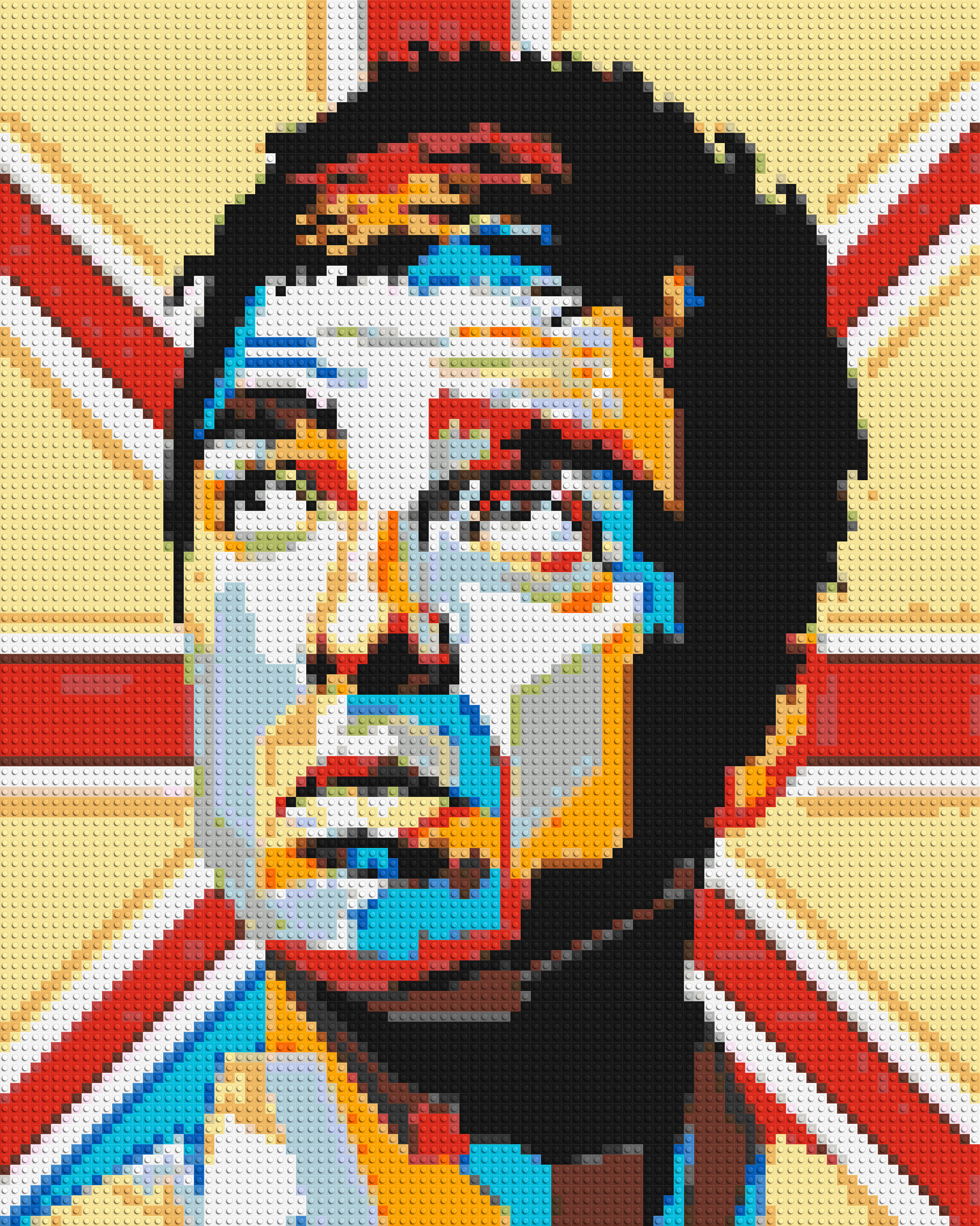 Noel Gallagher (Oasis) - Brick Art Mosaic Kit 4x5 large