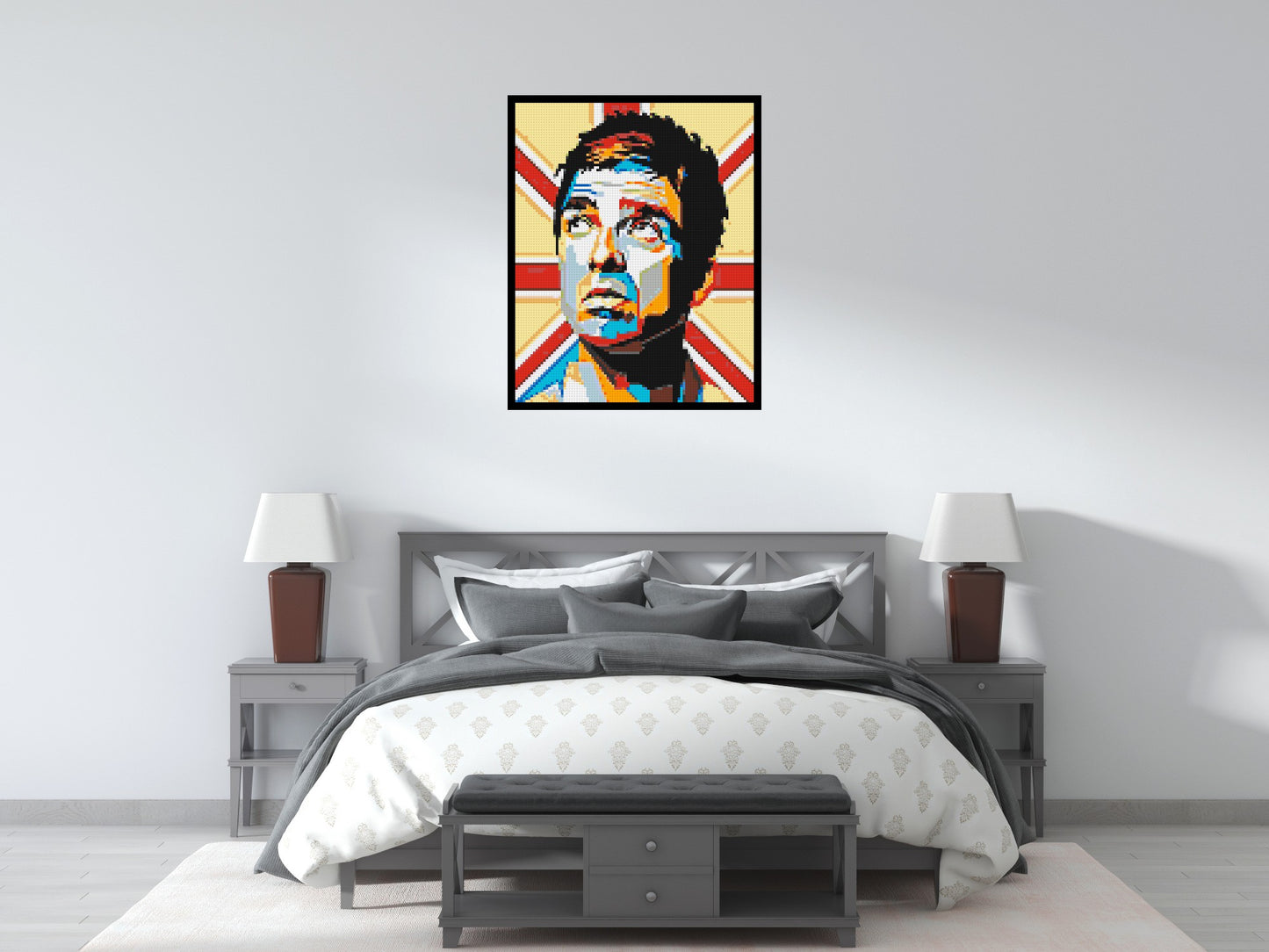 Noel Gallagher (Oasis) - Brick Art Mosaic Kit 4x5 large