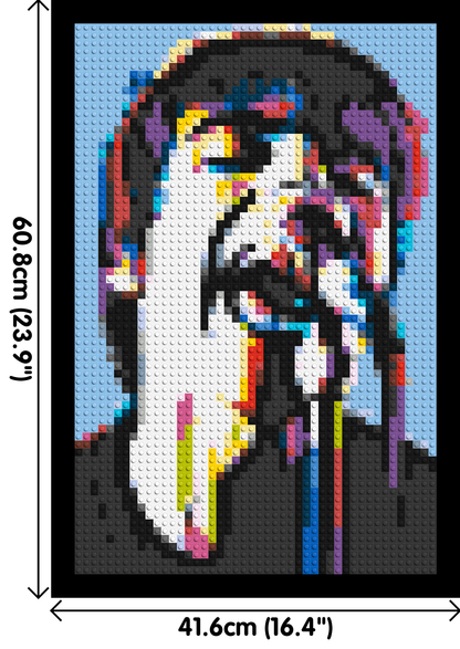 Liam Gallagher (Oasis) - Brick Art Mosaic Kit 2x3 large
