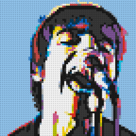 Liam Gallagher (Oasis) - Brick Art Mosaic Kit 3x3 large