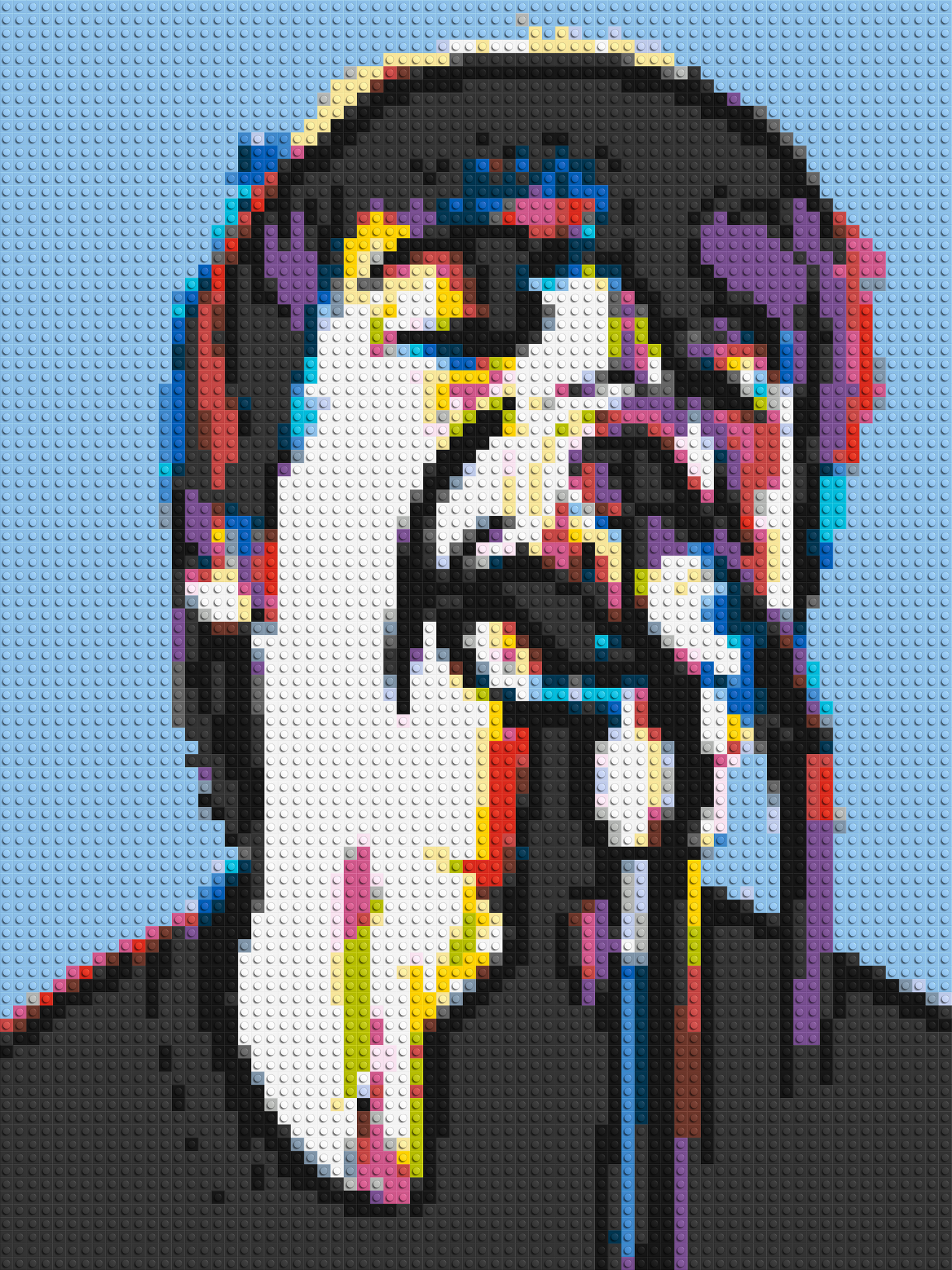 Liam Gallagher (Oasis) - Brick Art Mosaic Kit 3x4 large