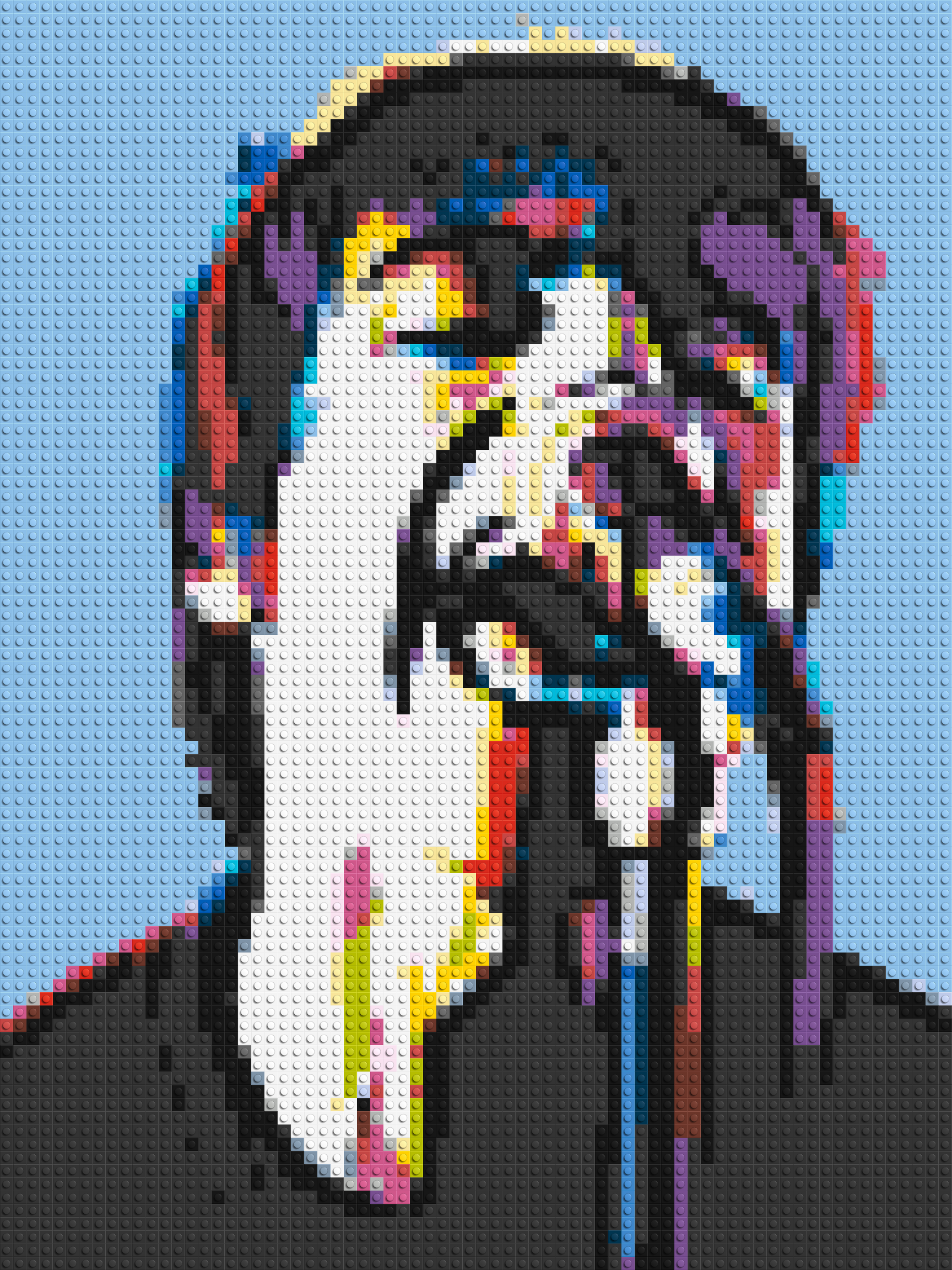 Liam Gallagher (Oasis) - Brick Art Mosaic Kit 3x4 large