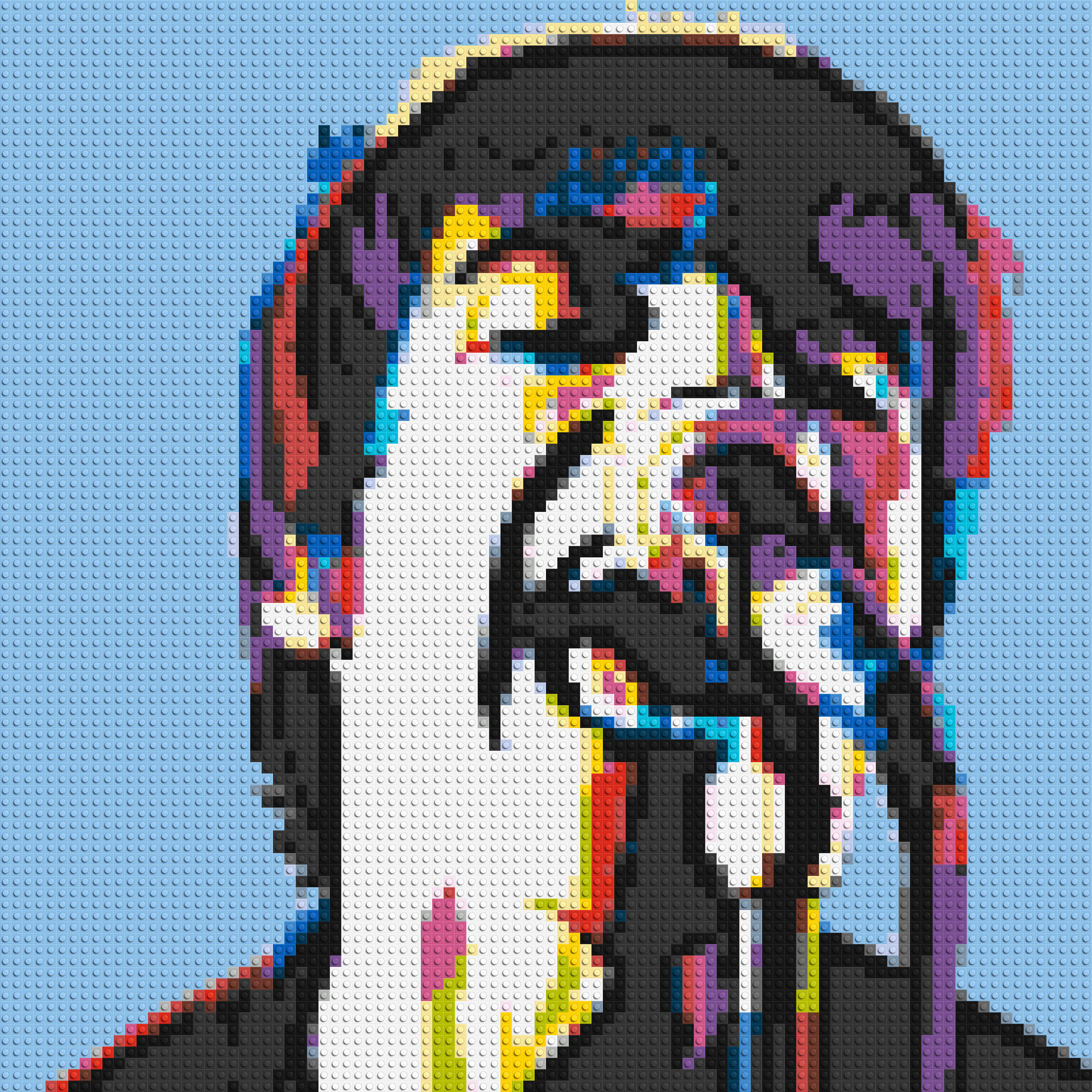 Liam Gallagher (Oasis) - Brick Art Mosaic Kit 4x4 large