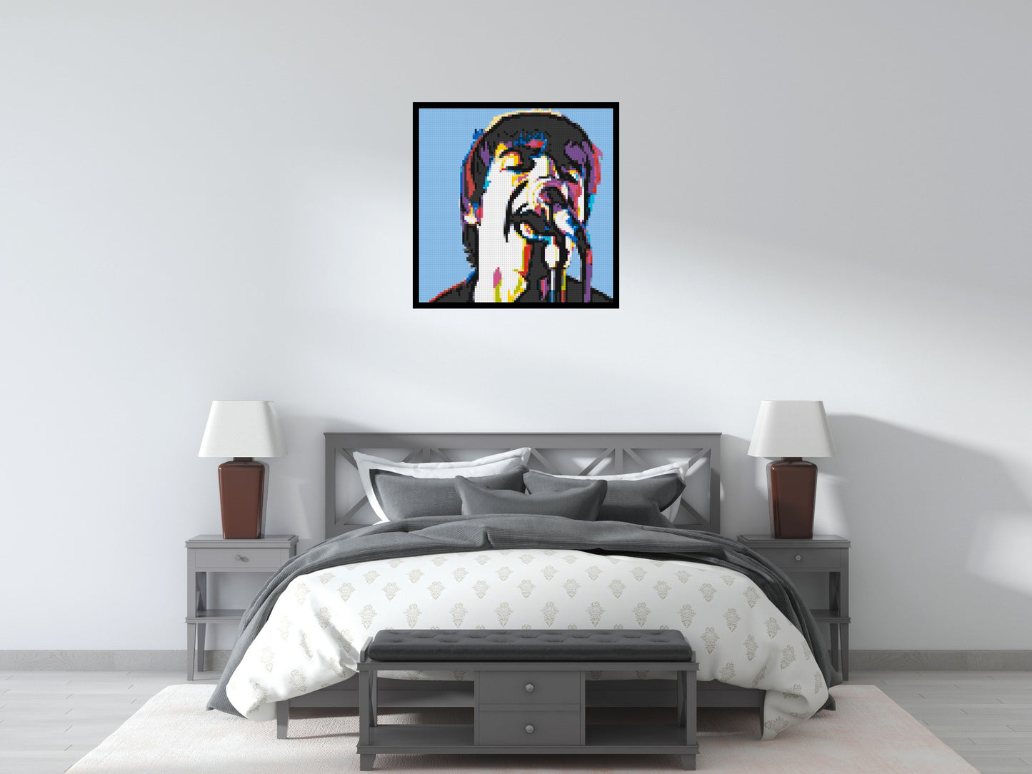 Liam Gallagher (Oasis) - Brick Art Mosaic Kit 4x4 large