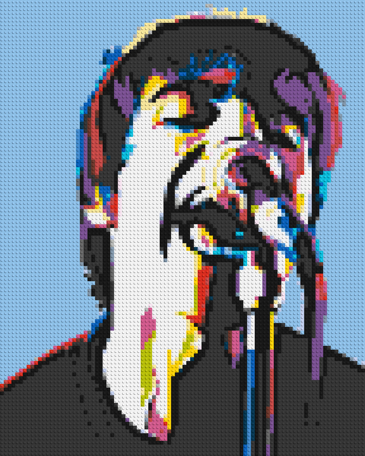 Liam Gallagher (Oasis) - Brick Art Mosaic Kit 4x5 large