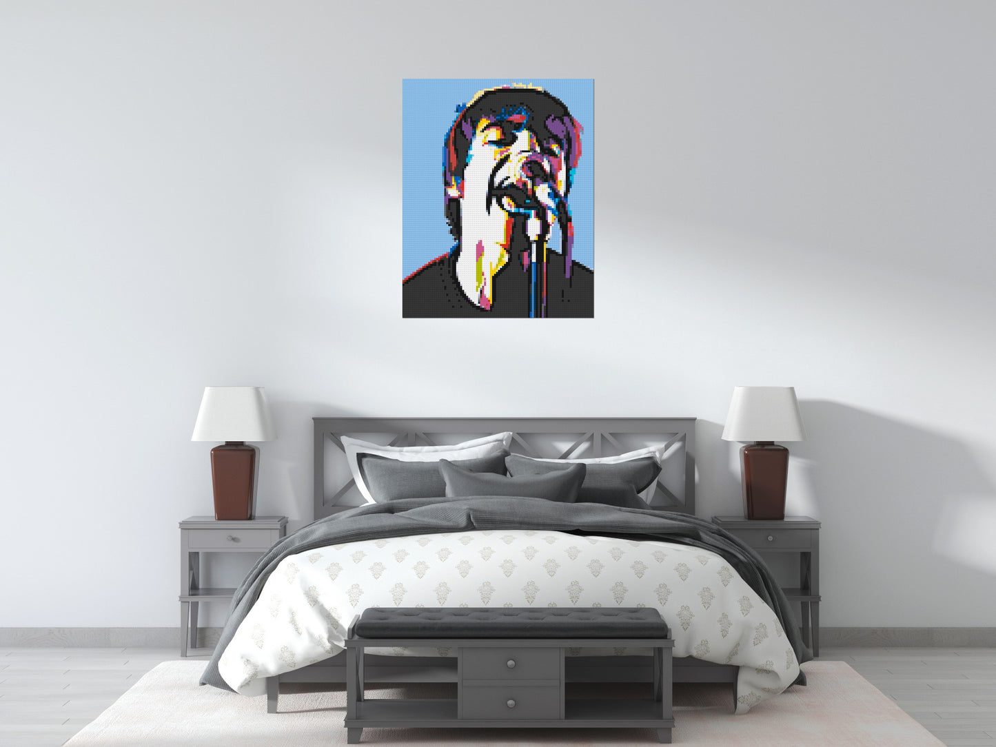 Liam Gallagher (Oasis) - Brick Art Mosaic Kit 4x5 large