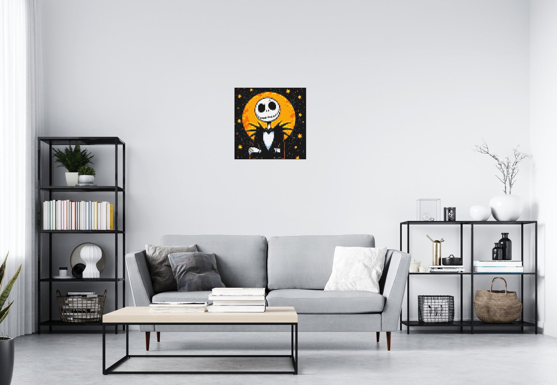 Jack Skellington - Brick Art Mosaic Kit 3x3 scene