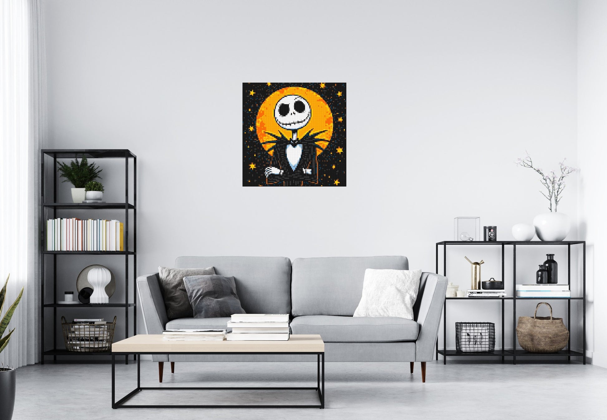 Jack Skellington - Brick Art Mosaic Kit 4x4 scene