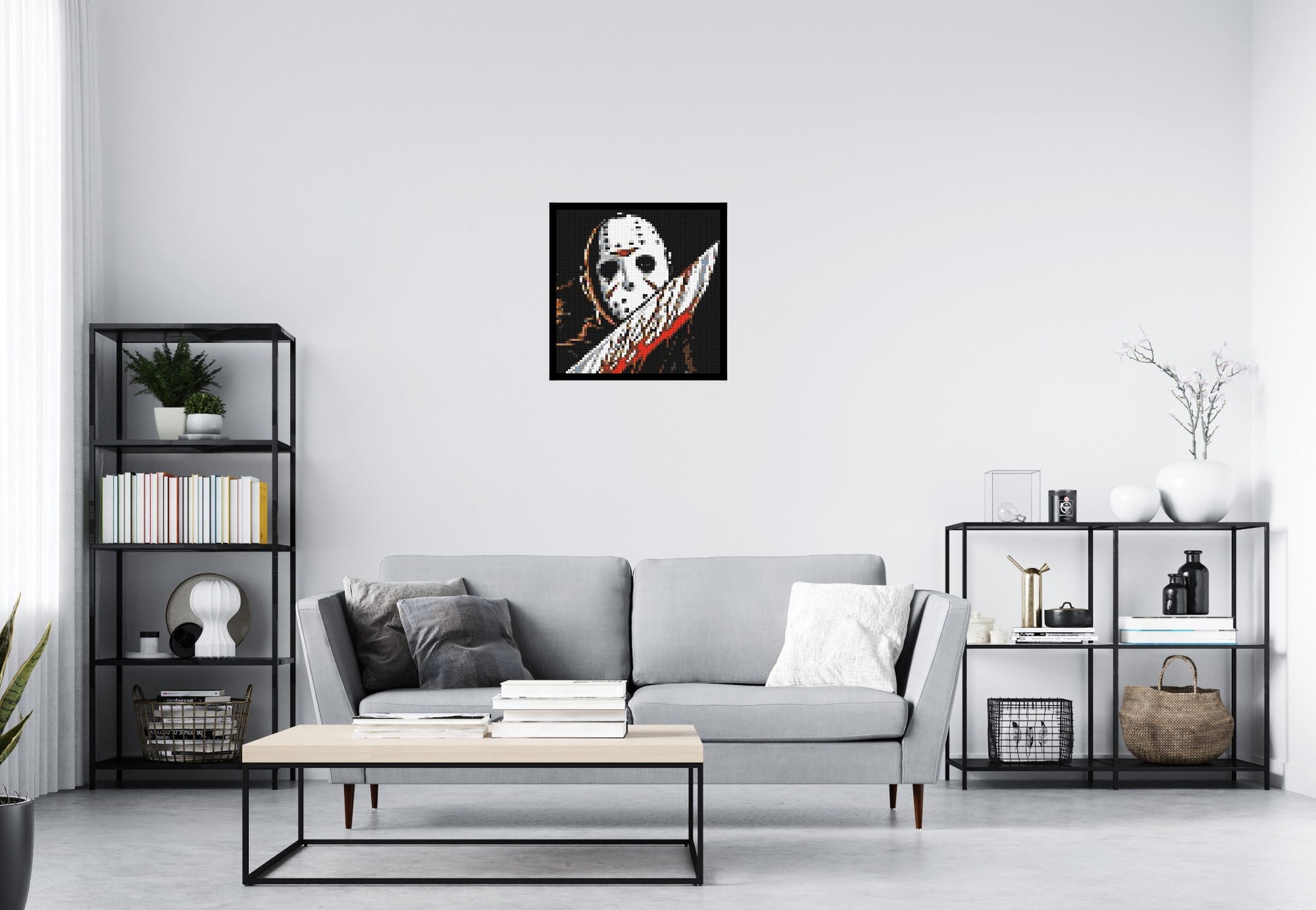 Javosn Voorhees - Brick Art Mosaic Kit 3x3 scene with frame