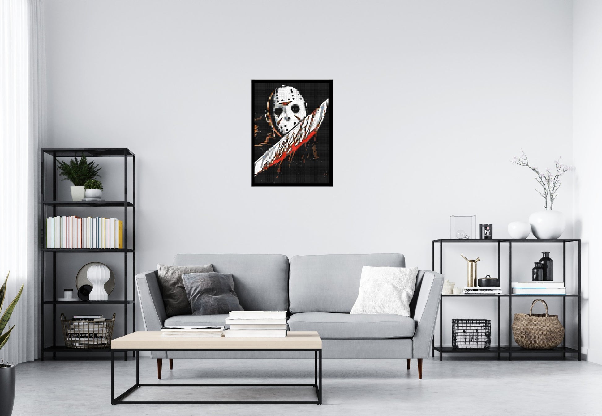 Javosn Voorhees - Brick Art Mosaic Kit 3x4 scene with frame