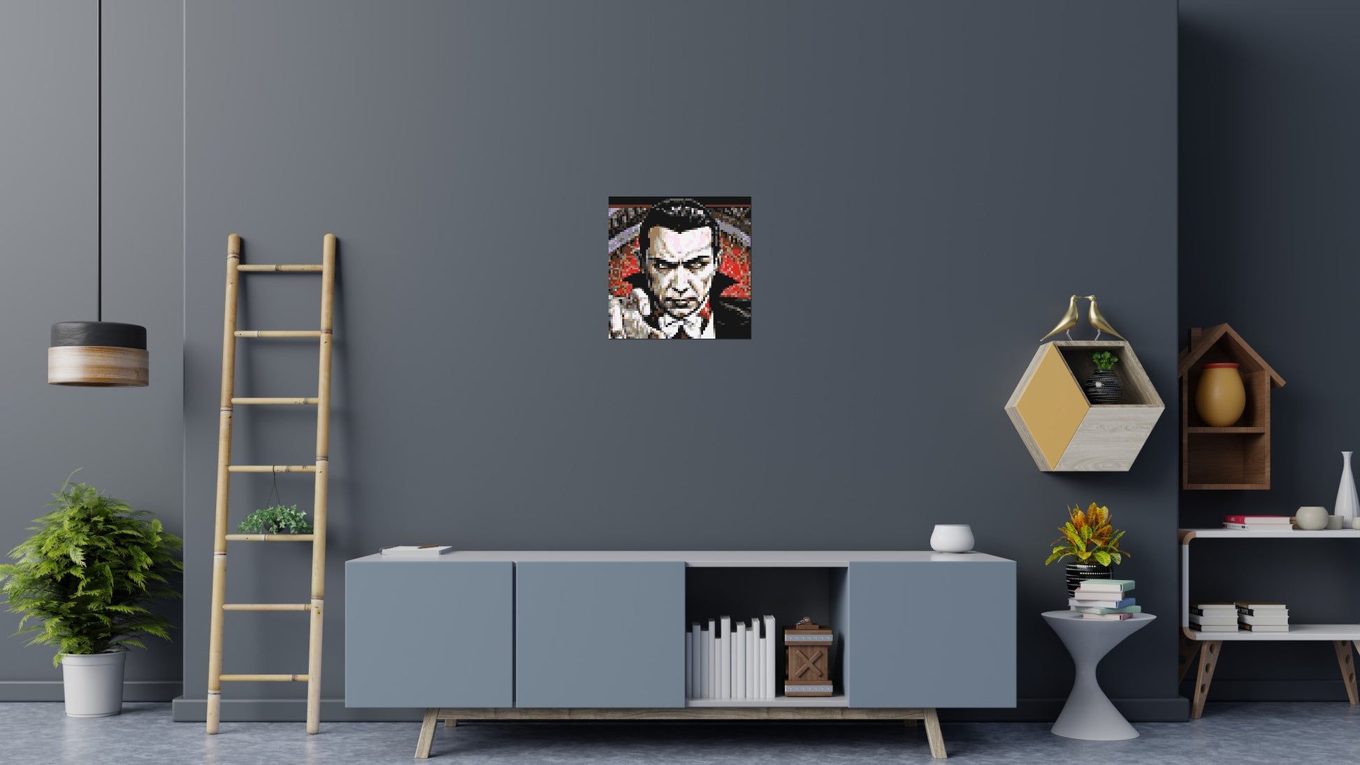 Dracula (Bela Lugosi) - Brick Art Mosaic Kit 3x3 scene