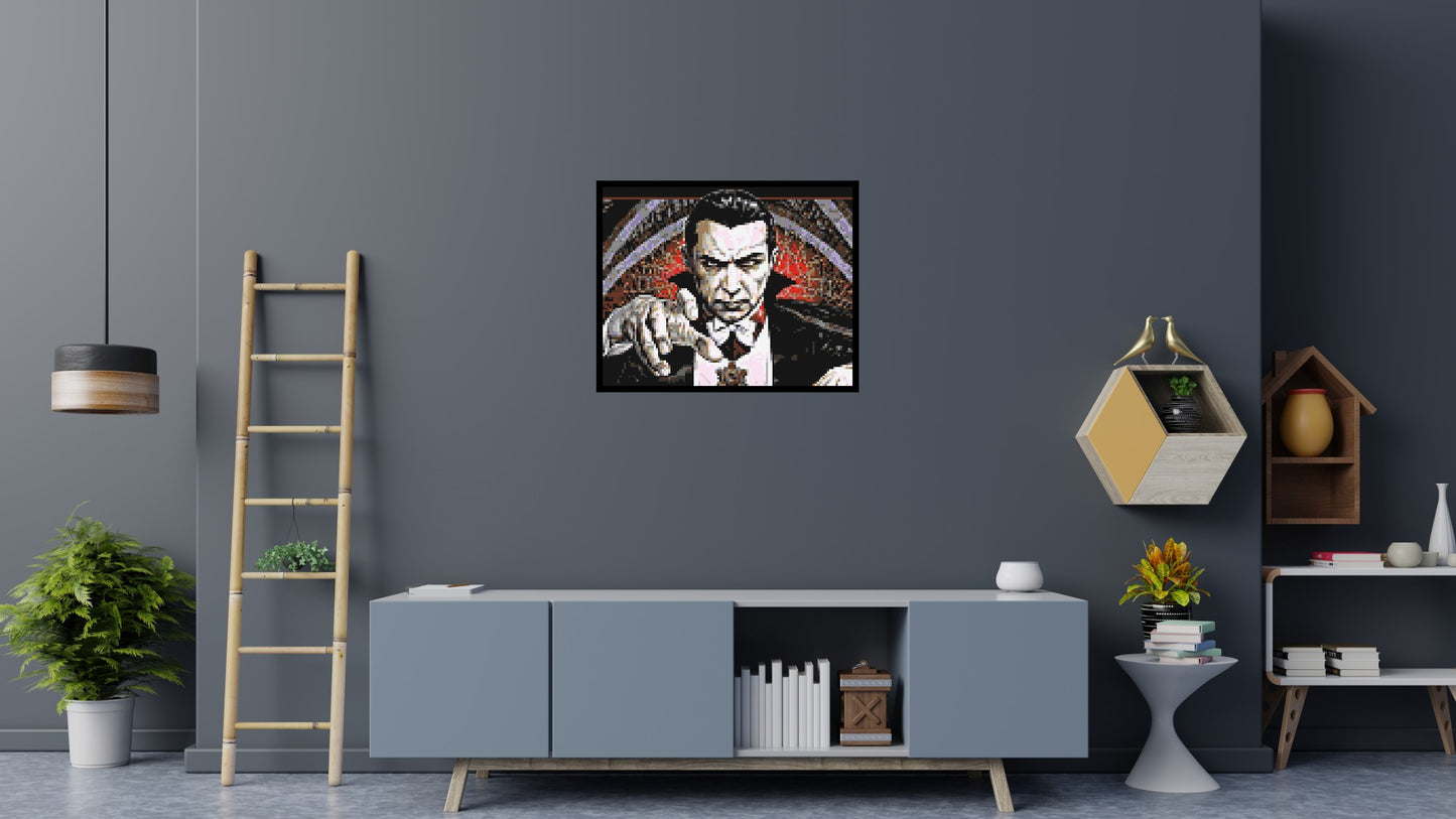 Dracula (Bela Lugosi) - Brick Art Mosaic Kit 5x4 large
