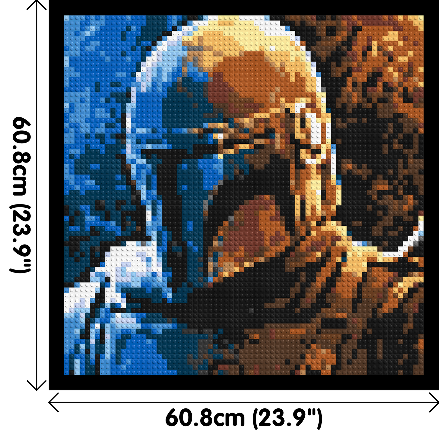 Din Djarin Star Wars - Brick Art Mosaic Kit 3x3 large