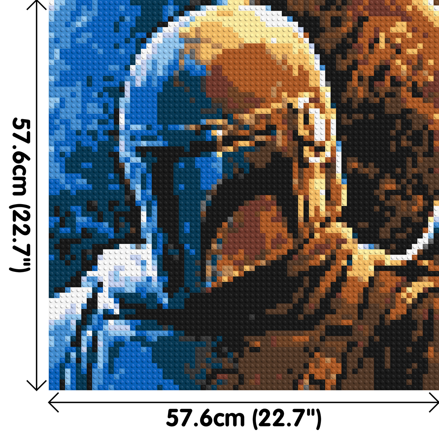 Din Djarin Star Wars - Brick Art Mosaic Kit 3x3 large