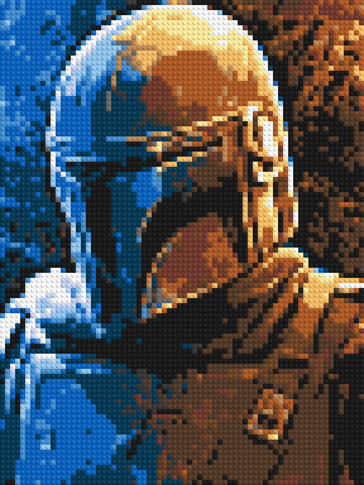 Din Djarin Star Wars - Brick Art Mosaic Kit 3x4 large