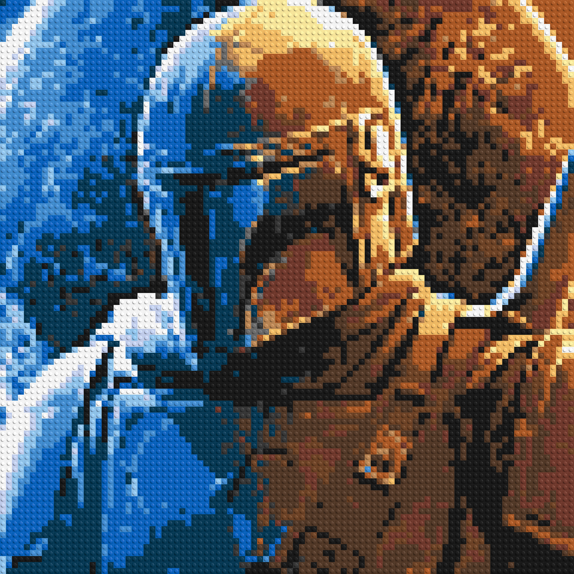 Din Djarin Star Wars - Brick Art Mosaic Kit 4x4 large