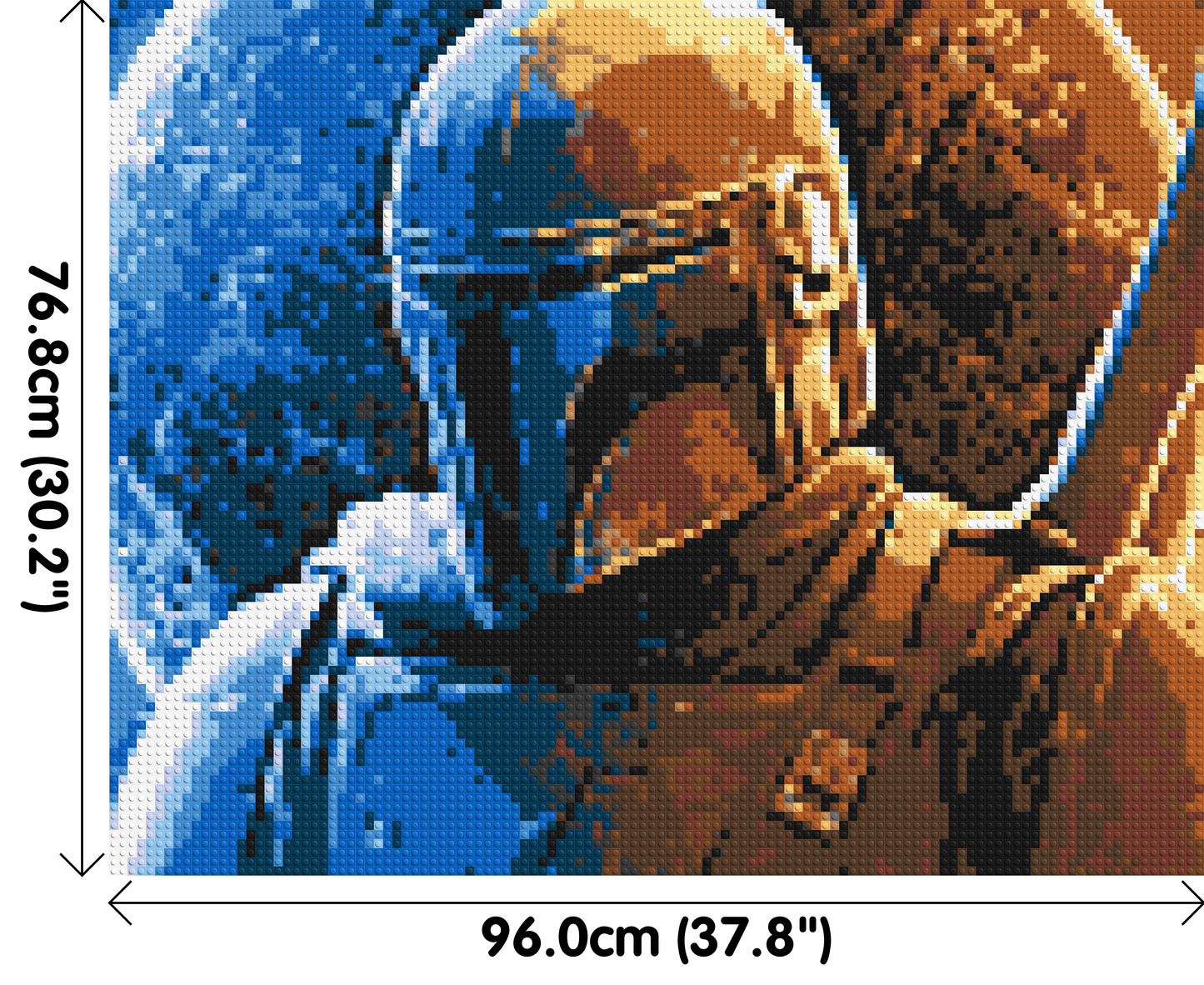 Din Djarin Star Wars - Brick Art Mosaic Kit 5x4 large