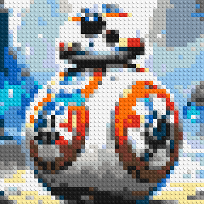 BB-8 - Star Wars - Brick Art Mosaic Kit 2x2 large
