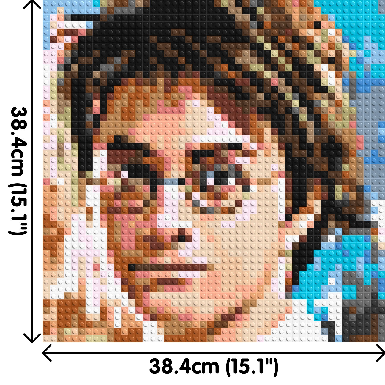 Harry Potter - Brick Art Mosaic Kit 2x2 dimensions