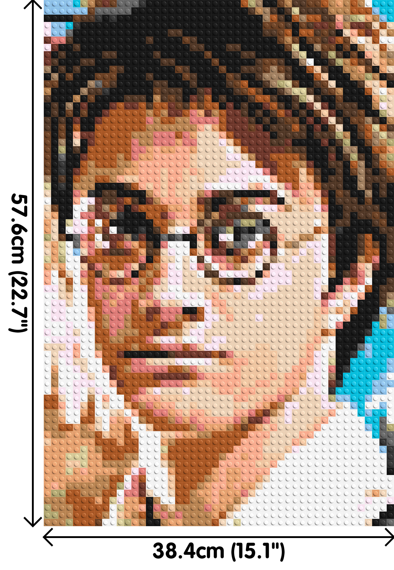 Harry Potter - Brick Art Mosaic Kit 2x3 large