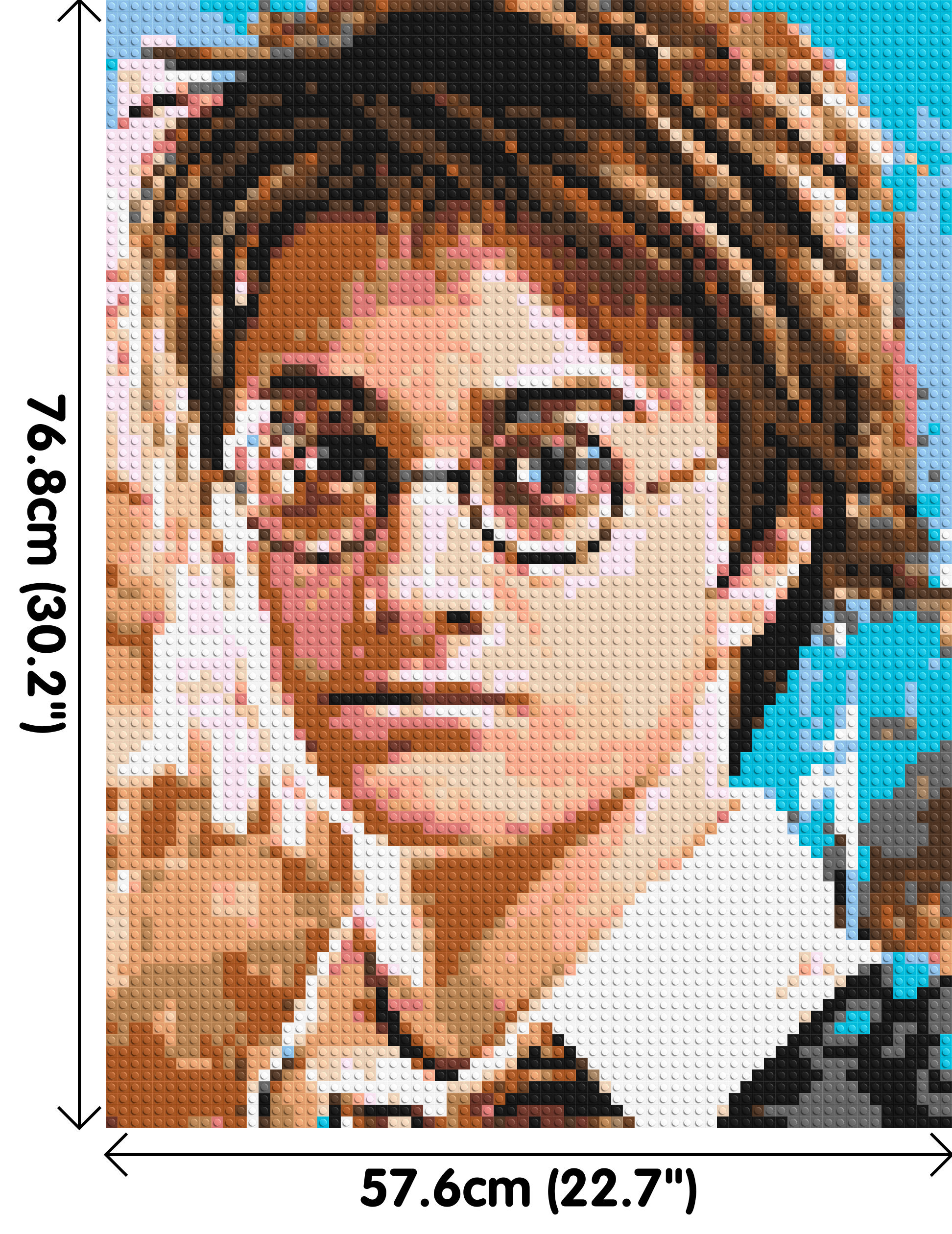 Harry Potter - Brick Art Mosaic Kit 3x4 dimensions