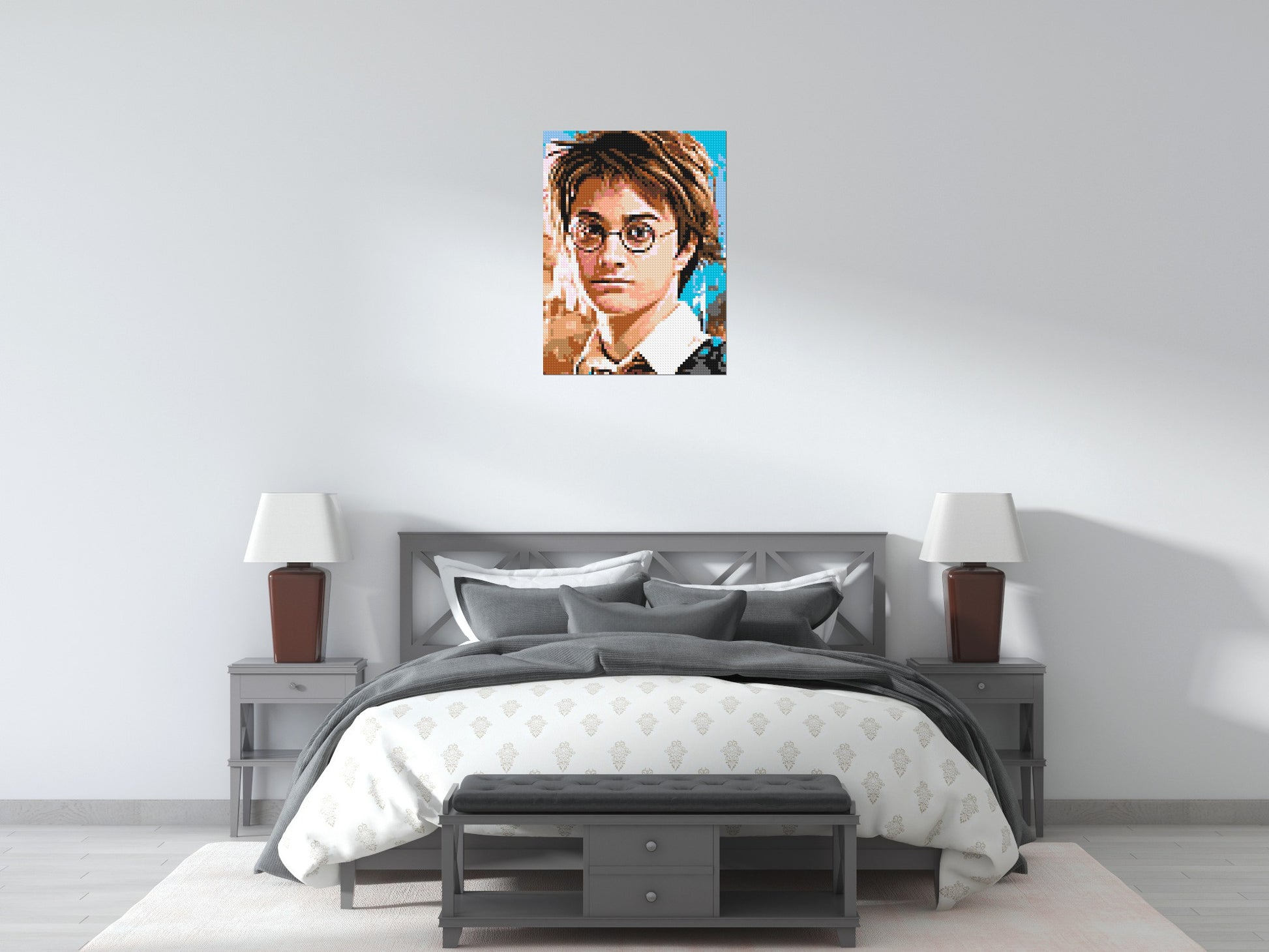 Harry Potter - Brick Art Mosaic Kit 3x4 scene