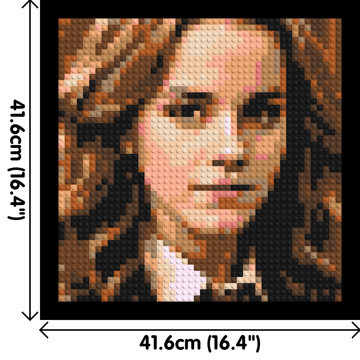 Hermione Granger - Harry Potter - Brick Art Mosaic Kit 2x2 large
