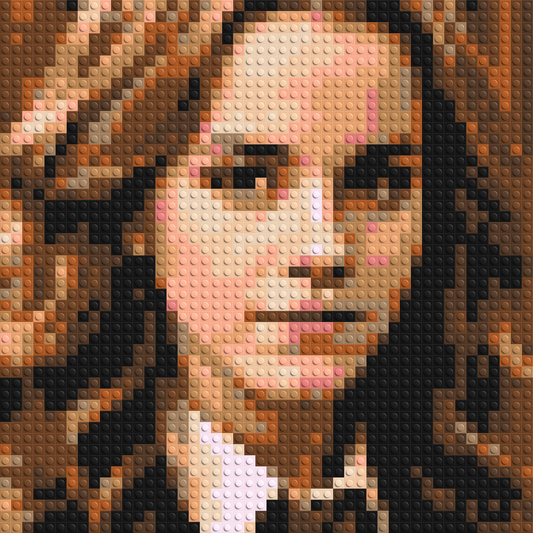 Hermione Granger - Harry Potter - Brick Art Mosaic Kit 2x2 large